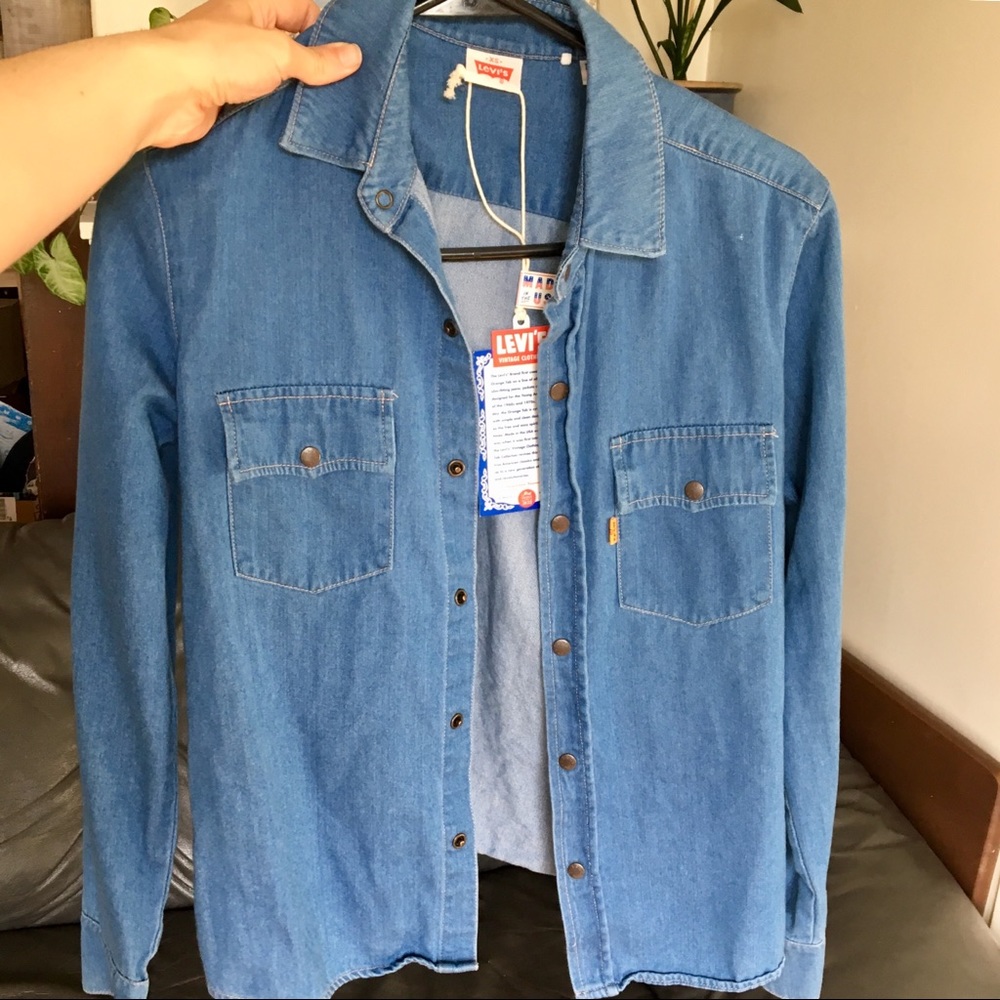 RARE Levi’s True Vintage 1970s Denim Western Shirt